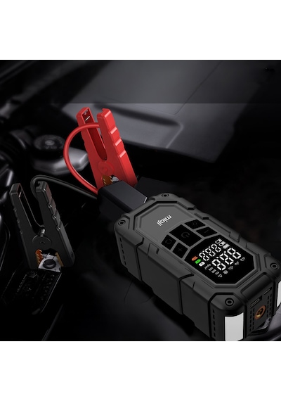 Mioji D8H Plus 4in1 16000mah 2000a Akü Takviye + Hava Pompası + Led Fener + Powerbank