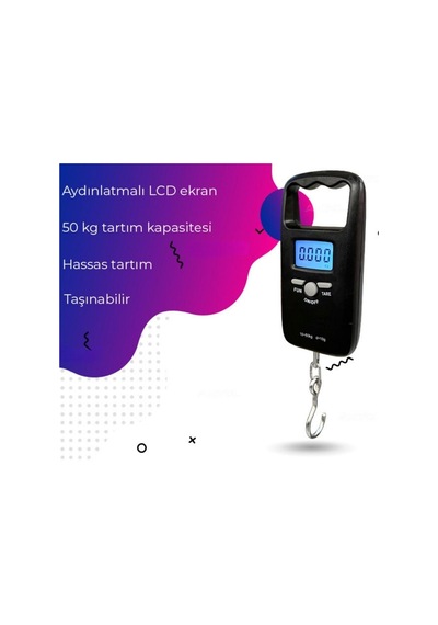 Desis Kfs-t1 Askı Terazi 50kg / 10gr Çok Renkli