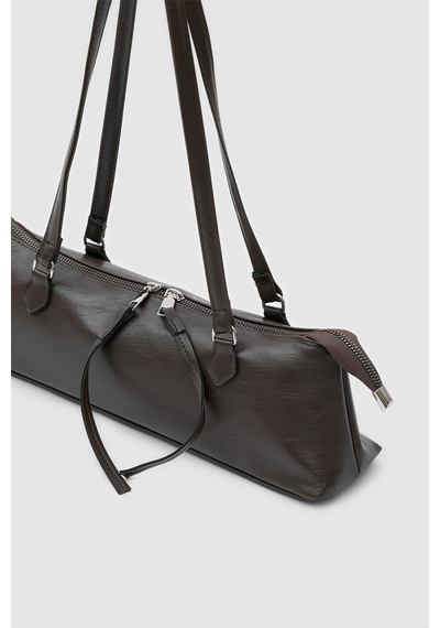 Shule Bags Core Basic Baget Çanta Kahve