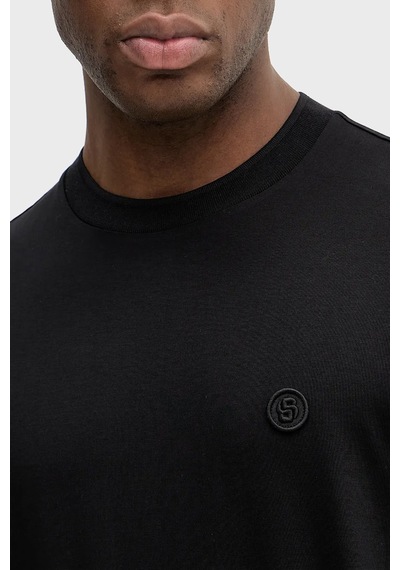 Boss Erkek T Shirt 5055905 0001 Siyah Siyah