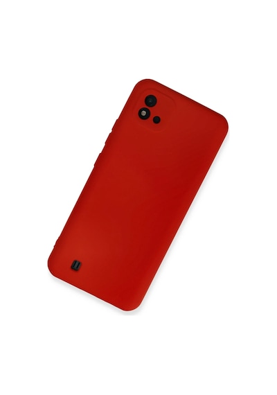 Newface - 690 - Realme C11 2021 Kılıf Nano İçi Kadife Silikon - Csmo-tex - - Kırmızı