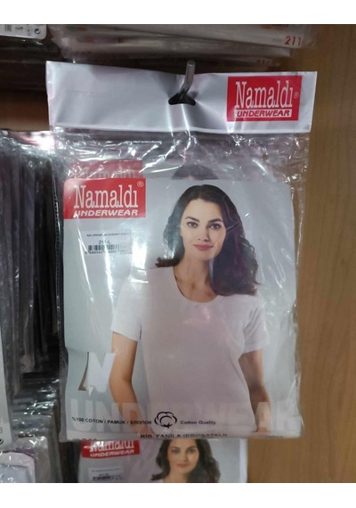 Namaldı Kadın Ribana Kroşatlı Fanila Atlet 211 - 6 Adet 001