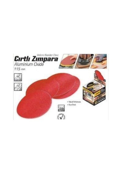 Cırtlı Zımpara 115 Mm Aluminium Oxide 10 Adet 120 Kum