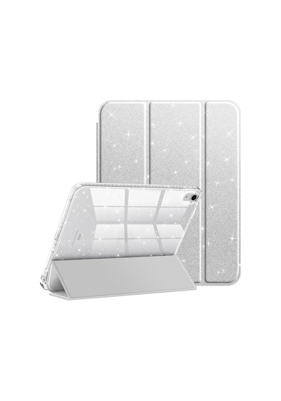 Apple iPad Uyumlu 11. A16 11inç/10. 10.9inç İle Uyumlu Kılıf Cover Kalem Bölmeli Pc Case Simli-gümüş Sku: Zeusb0gh3pscgn Arka Kapak