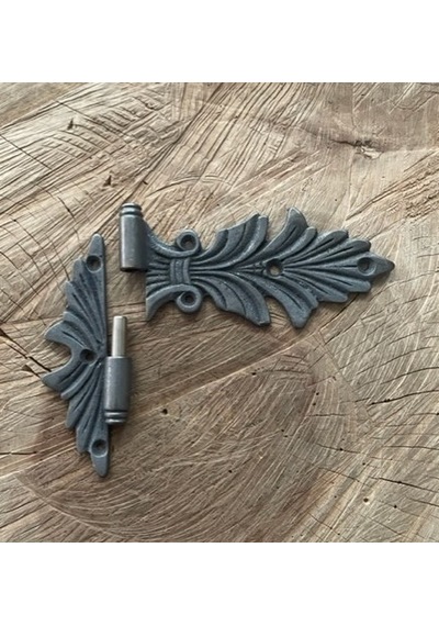 Antik Siyah Kuyruklu Menteşe Pirinç Ahşap Pencere Kapı Menteşesi Sol