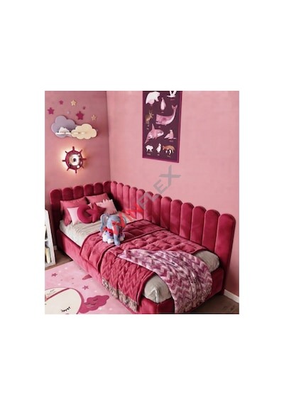 Winflex Yatak Başlık ,duvar Ve Oda Dekorasyon Panel 10adet- 15x100cm Fuşya 100 x 150 CM