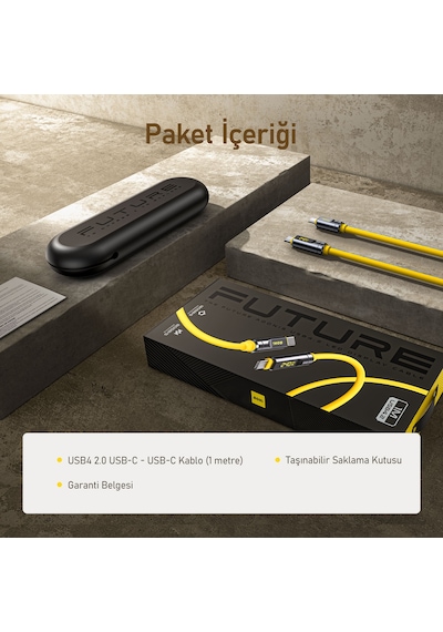 Aohi The Future Adonis Type-c To Type-c Led Ekranlı 1m Pd 3.1 120gbps 240w 8k Süper Hızlı Şarj/data