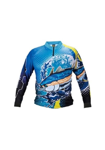 Bkk Okuma Tuna Fishing Jersey Çok Renkli