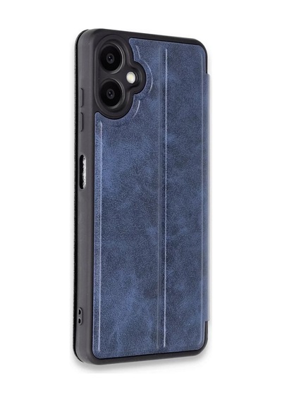 Newface Samsung Galaxy A06 Kılıf Flip Cover - Lacivert