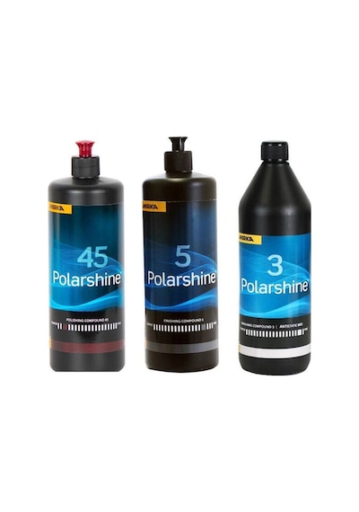Mirka 45 Agresif Pasta 5 Hare  3 Boya Koruyucu Wax 1 Lt