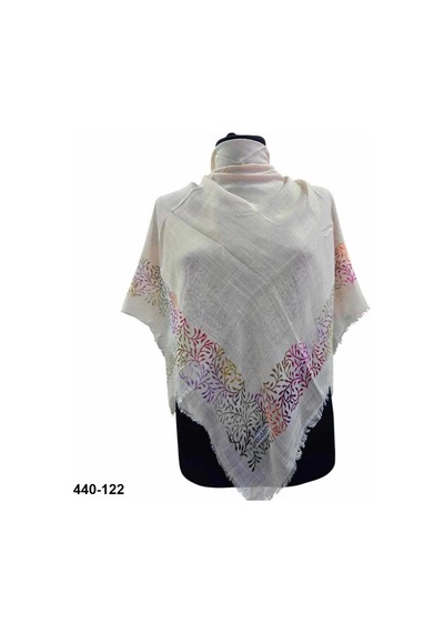 Polo İst Eşarp Polo İst Desenli Flamlı Eşarp 440-122 Çok Renkli