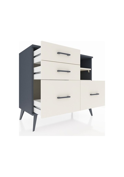 Hyperion Şifonyer 2 Raflı 4 Çekmeceli 88x44x80 Antrasit-aytaşı Aytaşı Hyperion Şifonyer 2 Raflı 4 Çekmeceli 88x44x80 Antrasit-aytaşı Aytaşı