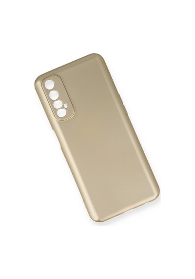 Newface Realme 7 Kılıf First Silikon Semeglbl - 32 - Gold