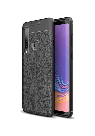 Samsung Uyumlu Galaxy A9 2018 Kılıf Deri Tarzı Niss Silikon Case