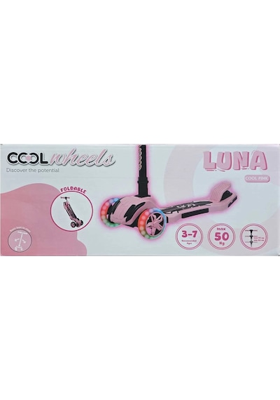 Cool Wheels Luna Scooter Pembe Çok Renkli