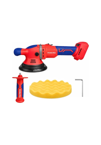 Workpro Wp392200 20v 150mm Kömürsüz Şarjlı Profesyonel Orbital Polisaj Makinesi Akü Dahil Değildir