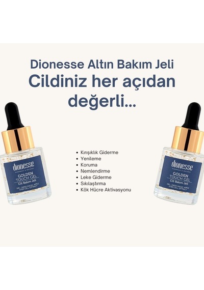 Dionesse Cilt Yenileyici 24k Altın Yüz Serumu 20 Ml - Kırışıklık Karşıtı, Cilt Yenileyici, Kök Hücre Sku: Smg8690010479976