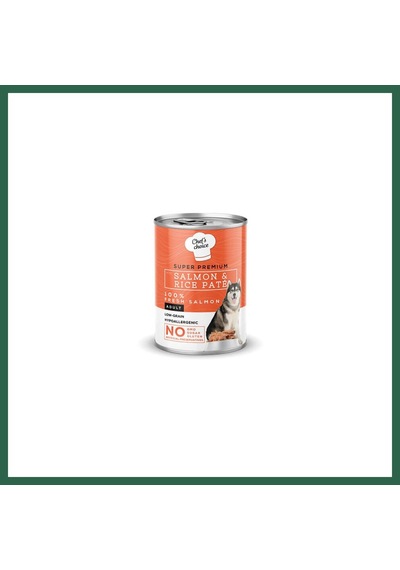 Chefs Choice Pate Somonlu Düşük Tahıllı Yetişkin Köpek Konservesi 400 Gr Bzs01