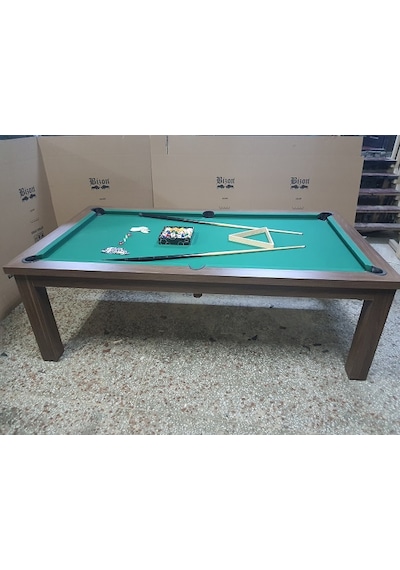 234 x 130 x 80 CM Amerikan Bilardo ve Yemek Masası