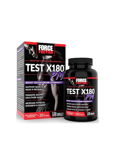 Force Factor Test X180 Pm Testo Booster Gaba+theannie+boron 120 T