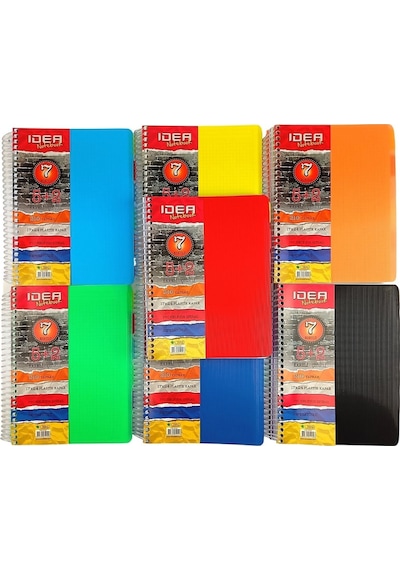 Çınar Idea 17x24 210 Yaprak 5+2 Spiralli Defter 1 Adet Turuncu