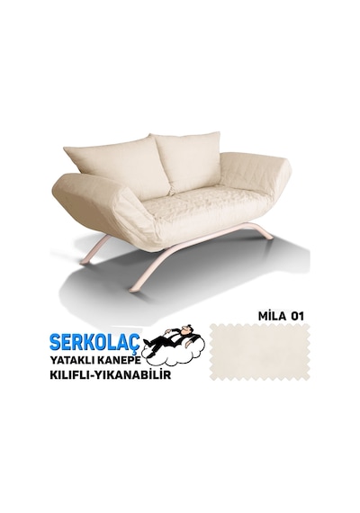 Serkolaç Yıkanabilir Yataklı Kanepe - Mila 01