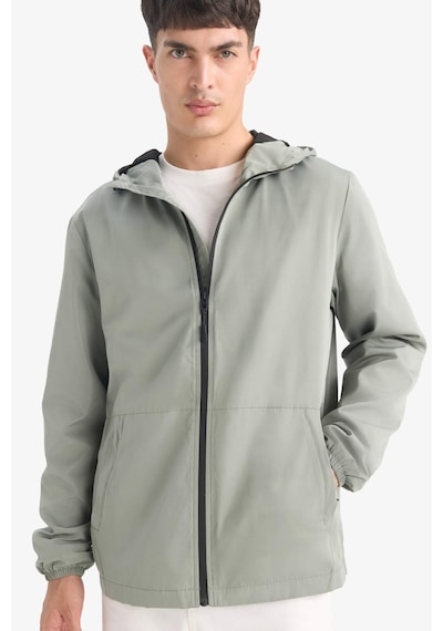Defacto Su İtici Slim Fit Dar Kesim Kapüşonlu Fermuarlı Mont C5821ax25aukh397 Haki Defacto Su İtici Slim Fit Dar Kesim Kapüşonlu Fermuarlı Mont C5821ax25aukh397 Haki