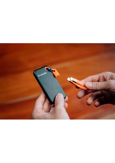 Verbatim Pocket Ssd Usb 3.2 Gen 2 256gb Black/orange