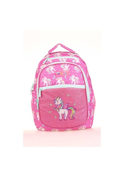 Kaukko Kids Sırt Çantası Simli Nakışlı Unicorn L5140 Pembe