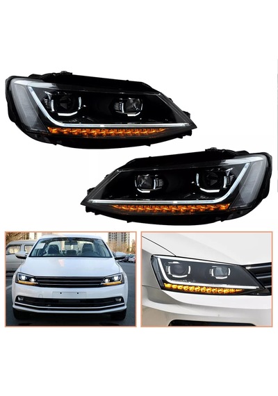 Volksvagen Jetta 2015-2018 Mk6 Passat B8 Dizayn Ledli Ön Far