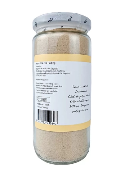 OG natural Hurmalı Bebek Pudingi 300 Gr 7 Ay