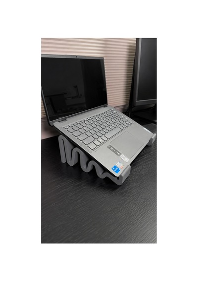 Gri Dekoratif Dalga Tasarımlı Çok Amaçlı Telefon , Tablet Ve Laptop Standı Gri Gri Gri Dekoratif Dalga Tasarımlı Çok Amaçlı Telefon , Tablet Ve Laptop Standı Gri Gri
