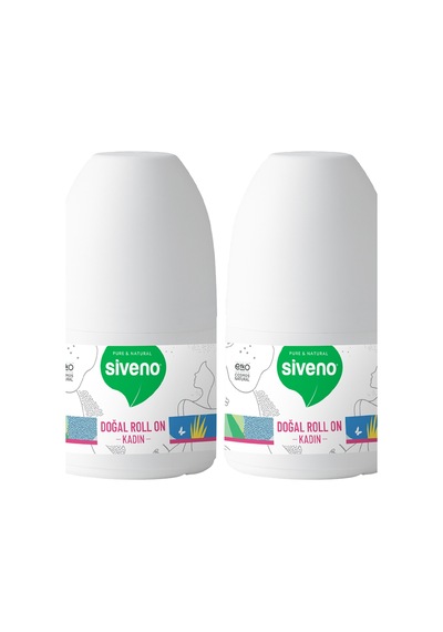 Siveno Pure Natural Doğal Kadın Roll-On Deodorant 2 x 50 ML