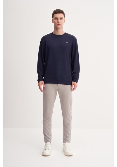 Cazador 53140 Erkek Bisiklet Yaka Sweatshirt Laci
