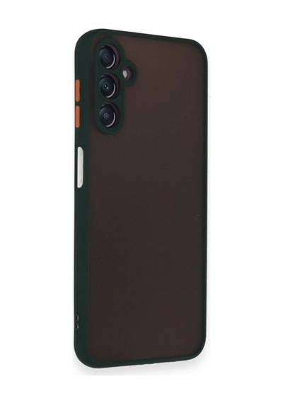 Herşeytrend Samsung Galaxy Uyumlu A25 5g Kılıf Montreal Silikon Kapak - Yeşil Çok Renkli