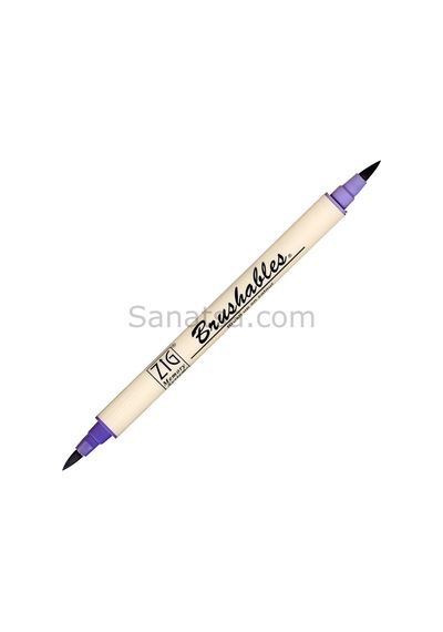 Zig Brushables Marker Farklı Tonlu Fırça Uçlu Kalem 080 Pure Viol