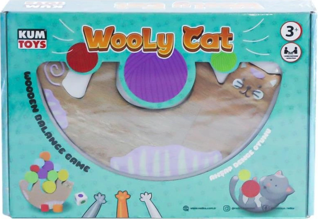 5672 Wooly Cat Kedi Oyunu -kumtoys