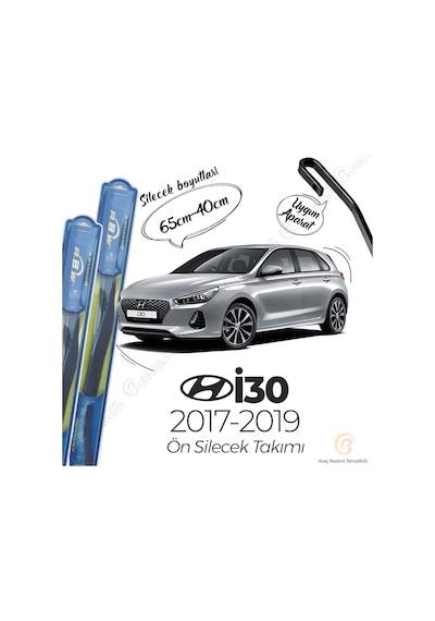 Hyundai i30 Ön Silecek Takımı (2017-2019) RBW Hibrit