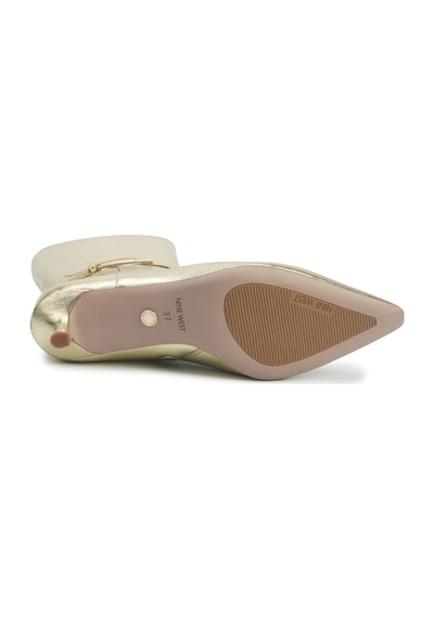 Nine West Shonda 5pr Altın Kadın Topuklu Çizme 000000000102012419 Altın