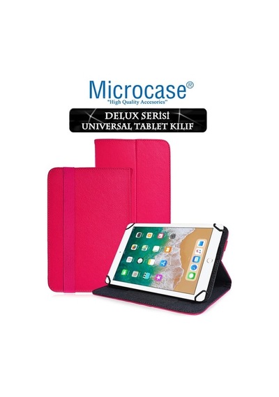 Apple Uyumlu iPad 9.7 2018 Delüx Serisi Universal Standlı Deri Kılıf + Nano