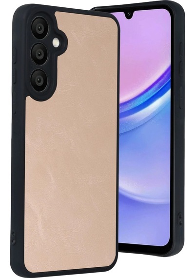 Samsung Galaxy A57 5g Aras Deri Kapak - Pudra