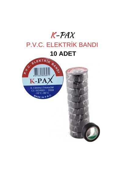 P.v.c. Elektrik Bandı 0.13mmx17mmx3m