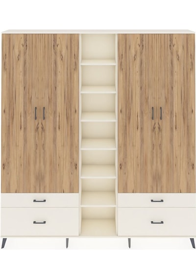 Arges Dolap 12 Raflı 4 Çekmeceli 2 Askılı 220x30x243 Aytaşı-çam/aytaşı Atlas Çam/aytası Arges Dolap 12 Raflı 4 Çekmeceli 2 Askılı 220x30x243 Aytaşı-çam/aytaşı Atlas Çam/aytası