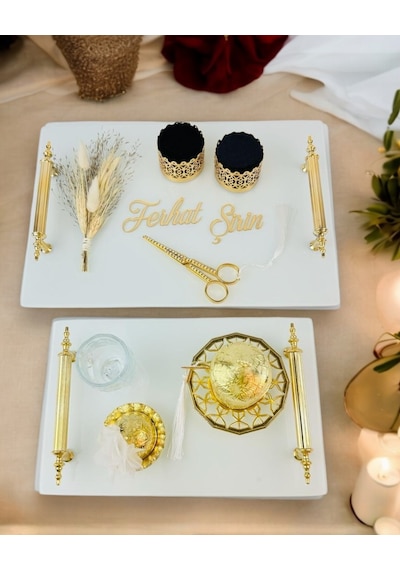 Promise Beyaz Söz Tepsisi Gold Gold