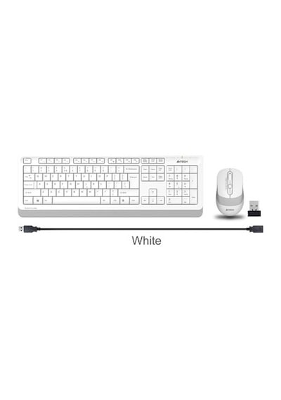 A4 Tech Fg1010 2.4g Beyaz Q Fn-mm Klv+optik Mouse