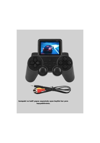 Atari S10 Taşınabilir Retro Oyun Konsolu 2.8 İnç Renkli Ekran Nostaljik - Hs08377786-5357 Renkli