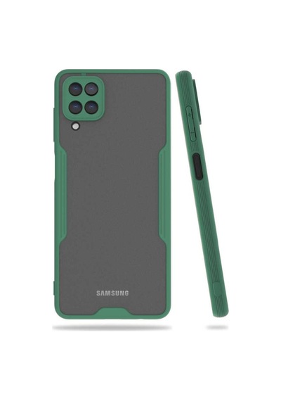 Galaxy A12 Kılıf Zore Parfe Kenarları Pastel Renk Silikon Kılıf