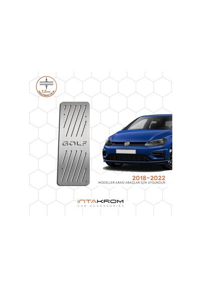 Volkswagen Golf 7.5 Krom Ayak Dinlendirme Pedalı - 2018 - 2022