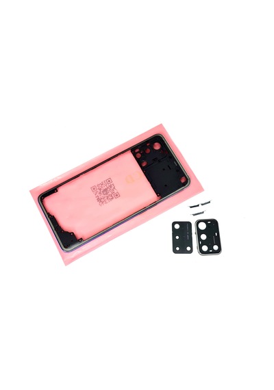 Tkgz - Oppo A74 Full Kasa Arka Kapak Batarya Kapağı - Mavi Çok Renkli