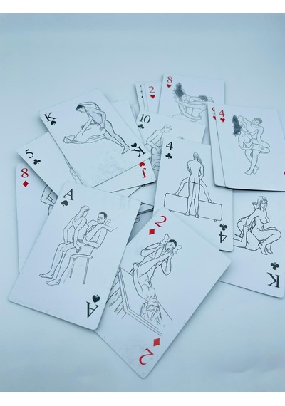 Kamasutra İskambil Kağıtları -pozisyon Oyunkartları//54lü-a/30